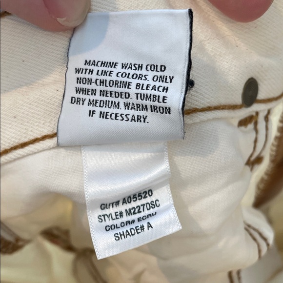 Hudson Jeans Slim Straight in Cream - Picture 6 of 6